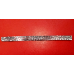 Taśma termo ozdobna w całości wykładana  kryształkami